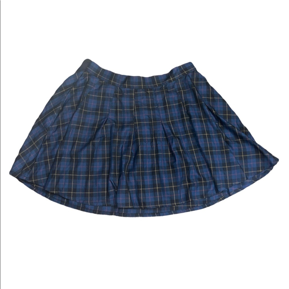 Torrid Navy Plaid Skirt